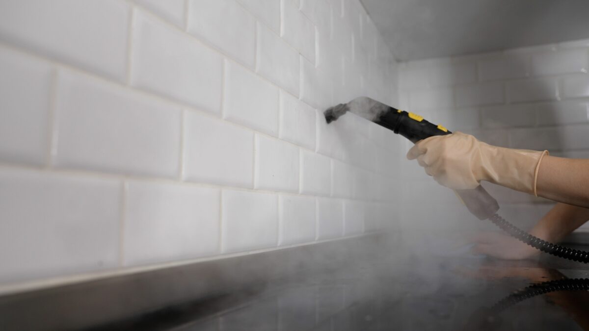 Tile and grout cleaning solutions for professional use hero image.